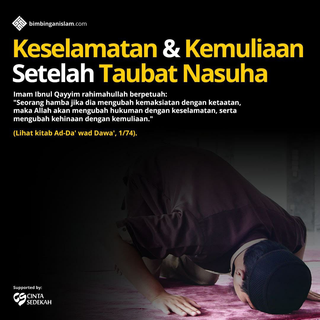 Keselamatan Dan Kemuliaan Setelah Taubat Nasuha