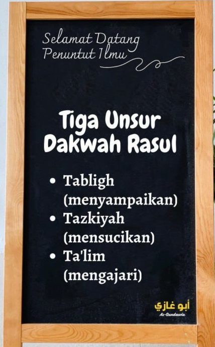 Tiga Unsur Dakwah Rasul