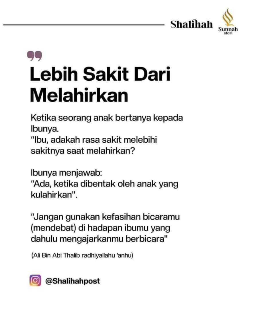 Lebih sakit dari melahirkan